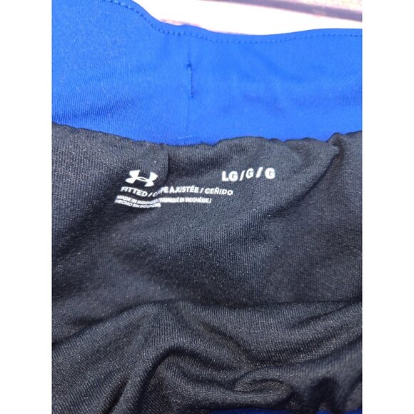 Under Armour Womens Lined Blue Athletic Shorts Large - Picture 3 of 7